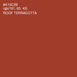#A13C2B - Roof Terracotta Color Image